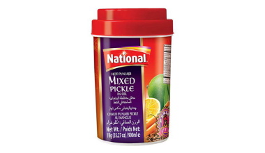 National Hot Punjabi Mix Pickle 1Kg x 6