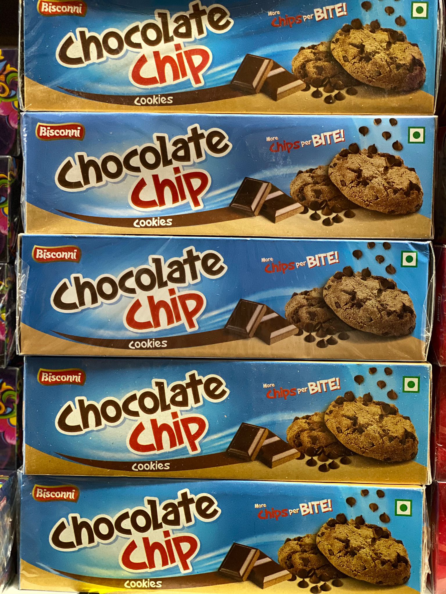 Bisconni Choc Chips Biscuits (96g x 24 Boxes) Mega International