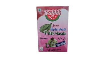 Wahh Gee Sweet Hyderabadi Pan Masala Rose Mint 18 bites x 12