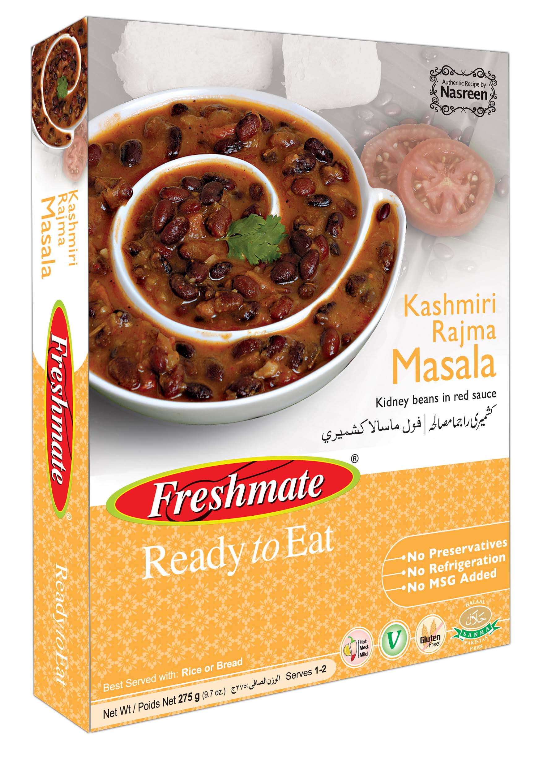 L-6. Kashmiri Rajma Masala Freshmate Kashmiri Rajma Masala 0.275kg Dozen - Image 1