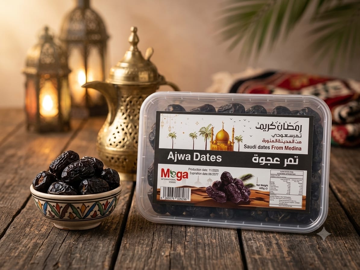 Mega Ajwa Dates Mega Ajwa Dates 400g X 16 - Image 1