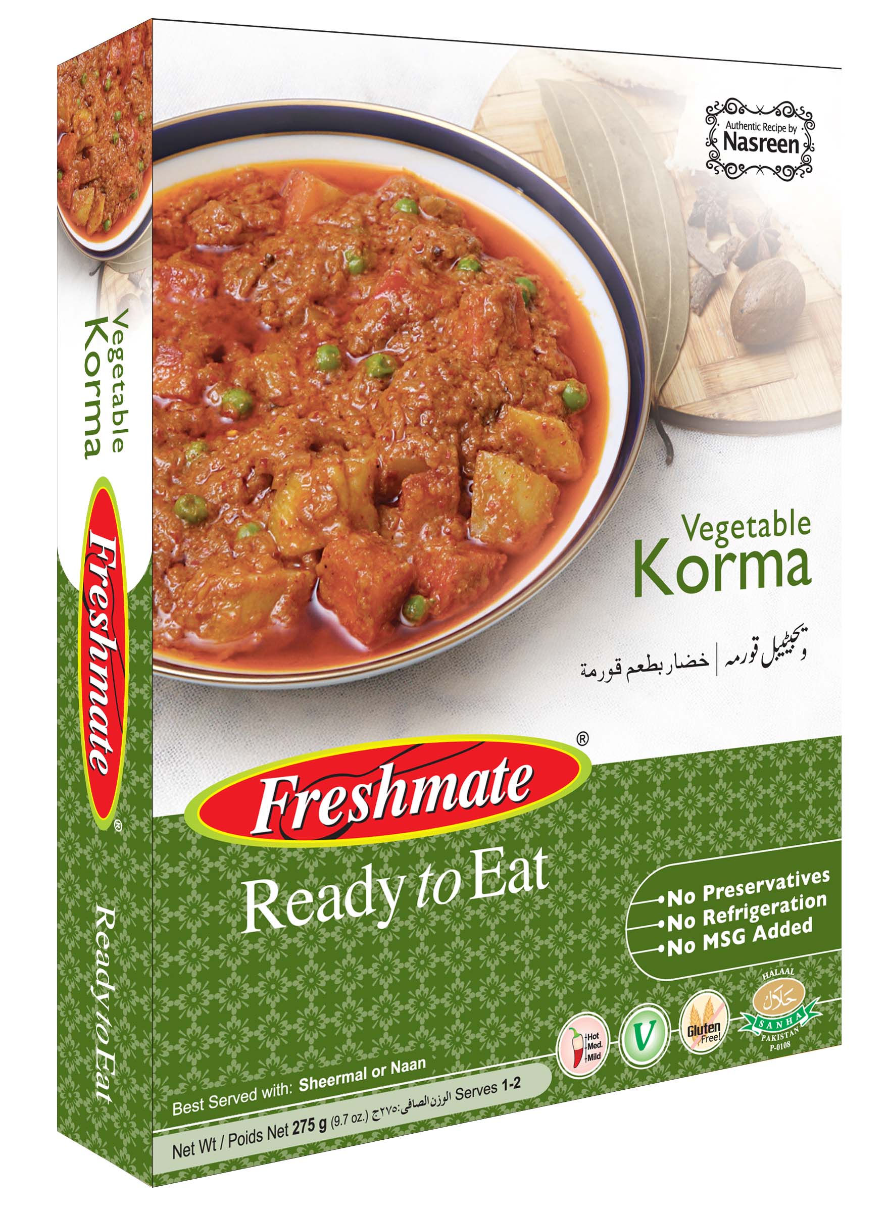 V-14. Vegetable Qorma Freshmate Vegetable Qorma 0.275kg Dozen - Image 1